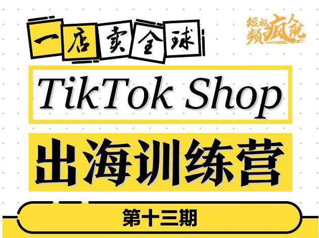 疯人院:TikTok Shop 出海训练营(一店卖全球)